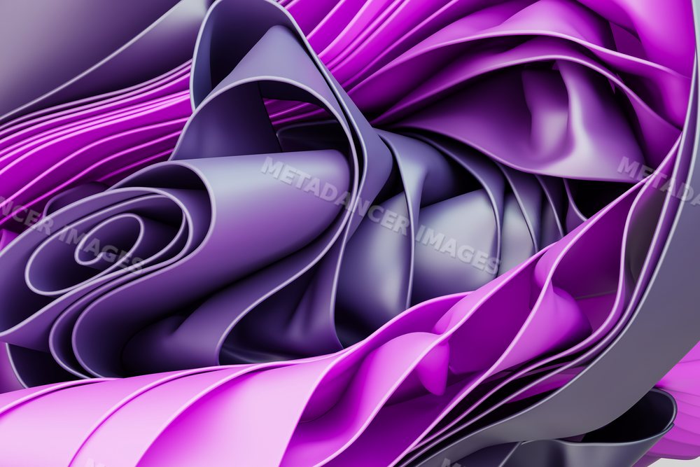 Abstract purple and lavender smooth waves