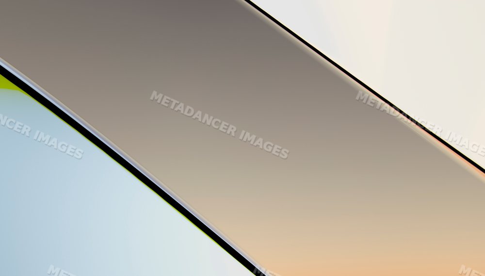 Smooth abstract curved surfaces with pastel color gradients