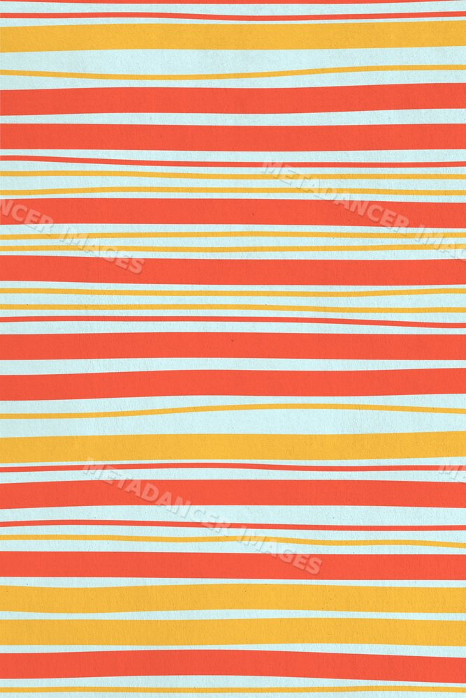 Abstract pattern of horizontal wavy stripes in red, yellow, and blue