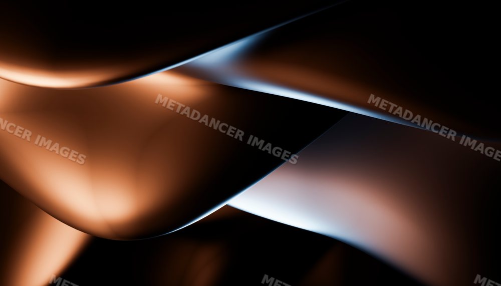 Abstract digital artwork with smooth flowing curves and gradient