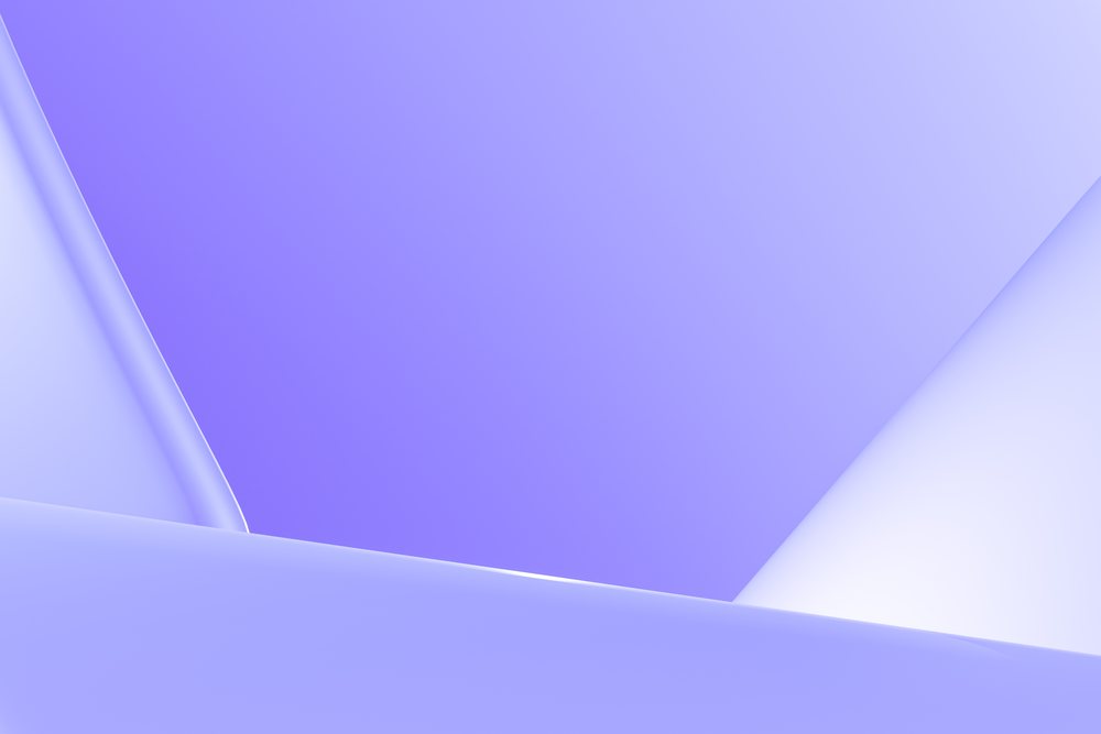 abstract purple digital render with smooth curved shapes as a background.