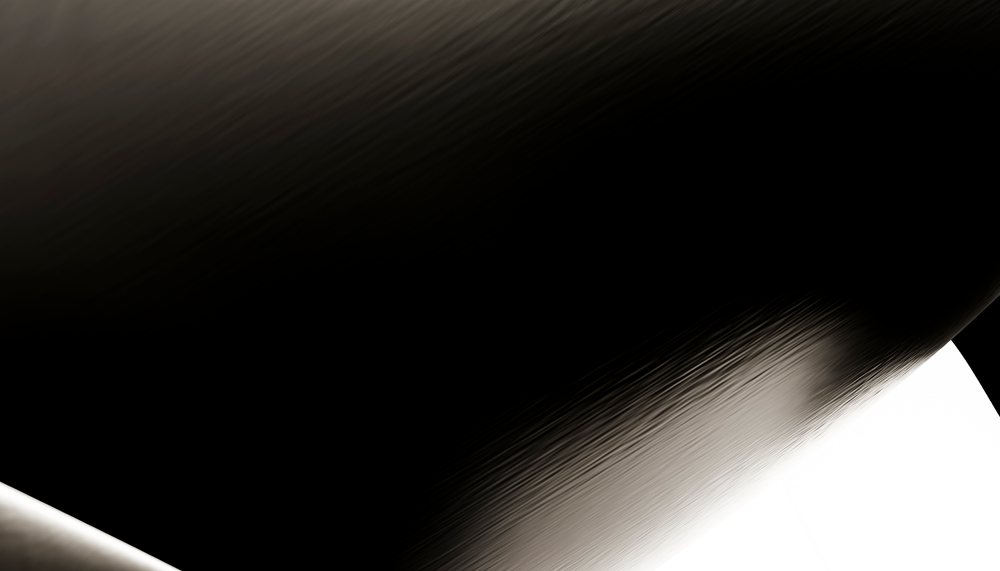 Black and white curved abstract gradient with smooth texture and light contrast.