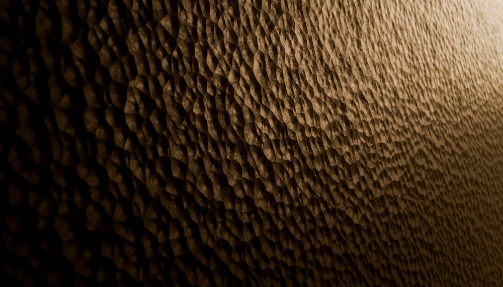 Close-up of a brown textured surface.
