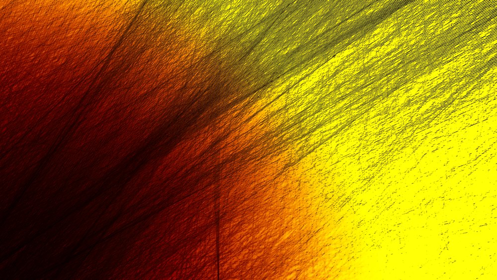 Abstract textured background with yellow, orange, red, and black gradient and line pattern.