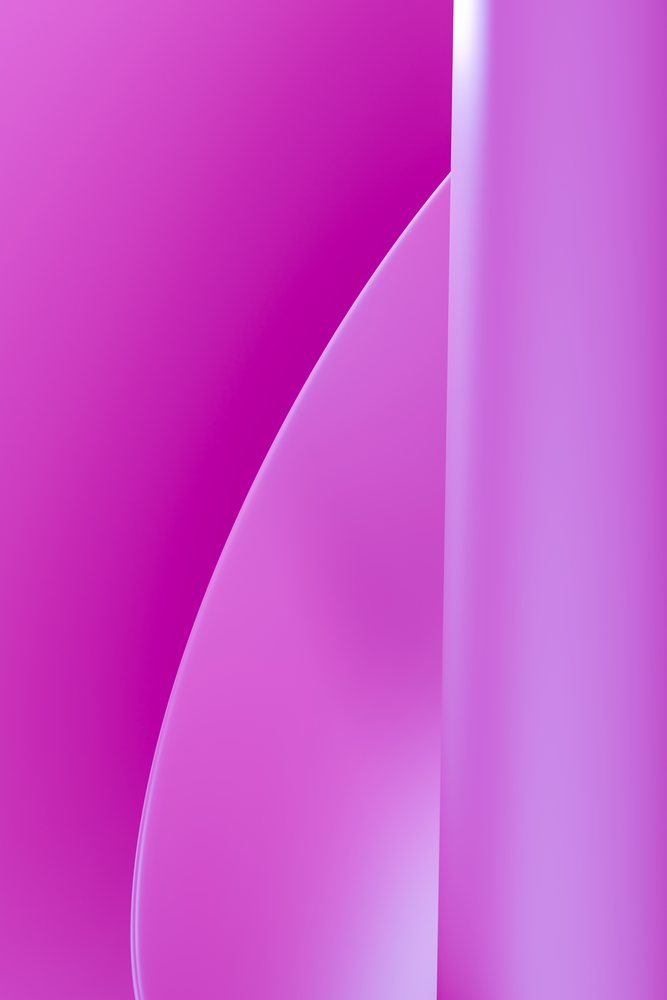 Abstract digital render background with smooth curved shapes in purple and pink gradient tones.