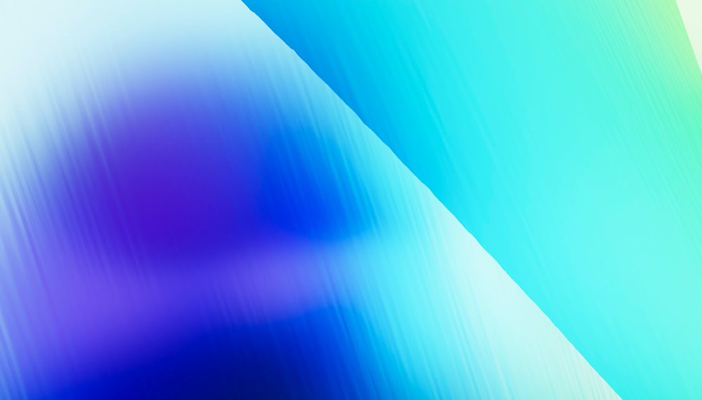 Abstract digital artwork displaying a smooth gradient of blue and purple colors separated by a diagonal line.