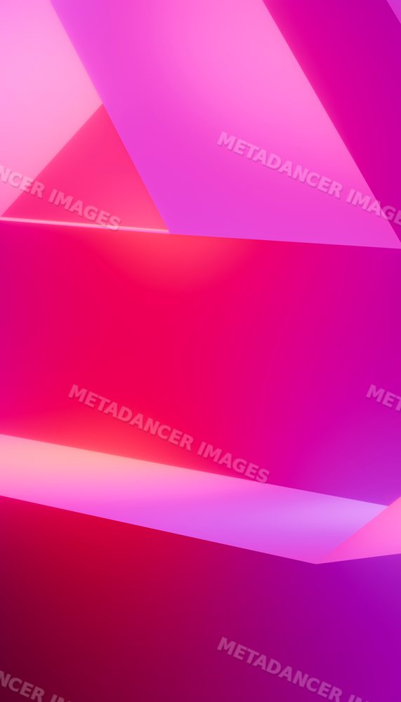 Abstract colorful geometric shapes with pink and purple gradients