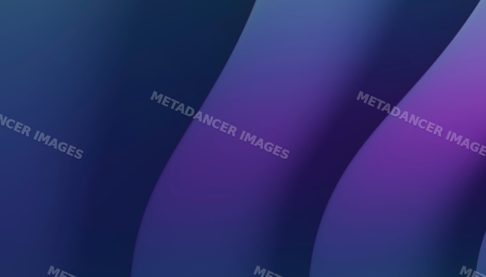 Abstract illustration of smooth purple and blue curved shapes