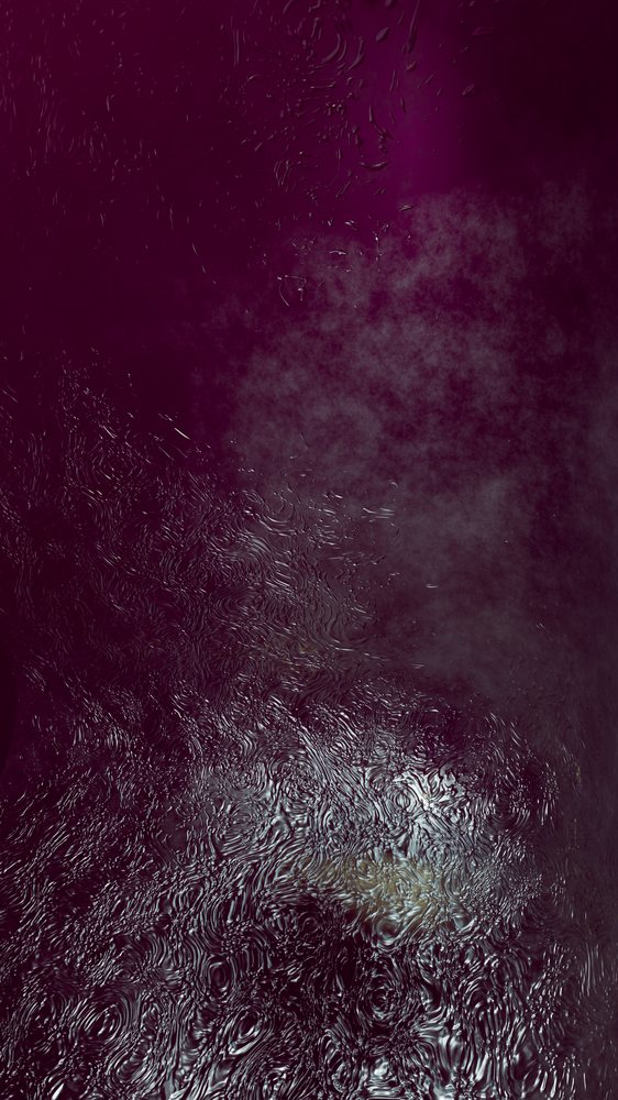 abstract dark purple textured surface with ripple and light reflection effects.