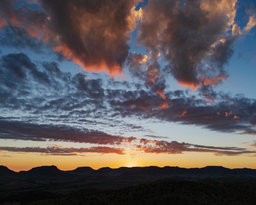 Sunset from Etambura Camp.