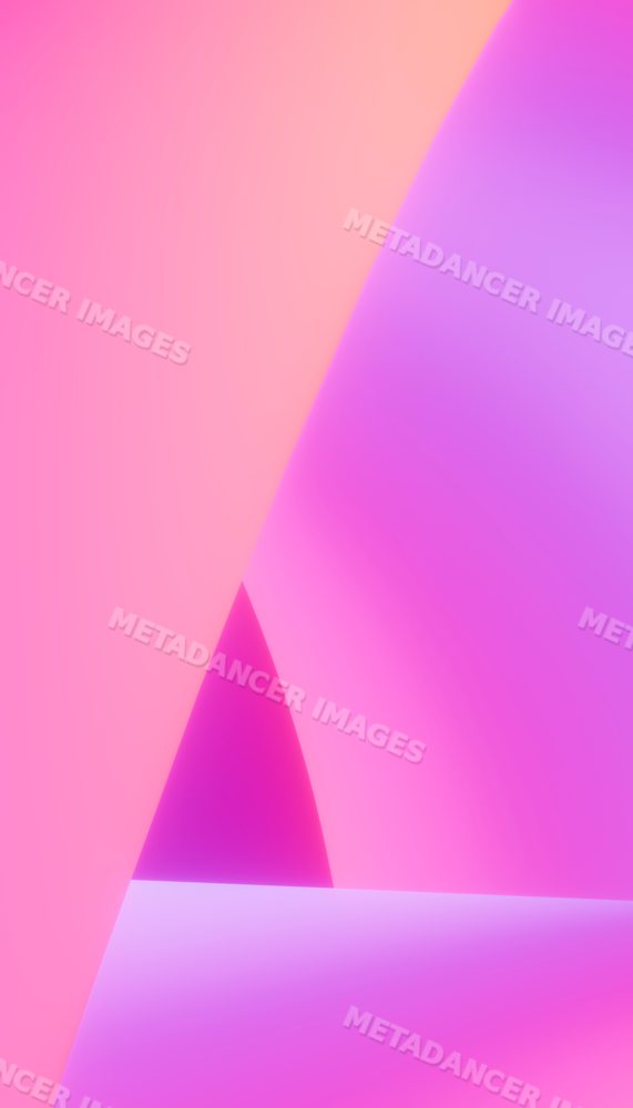 Abstract digital art with smooth pink and purple curved shapes