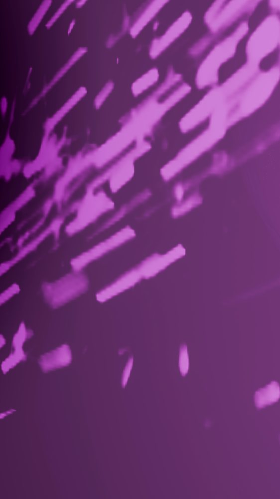 Abstract purple light streaks create a dynamic motion effect on a digital technology background.