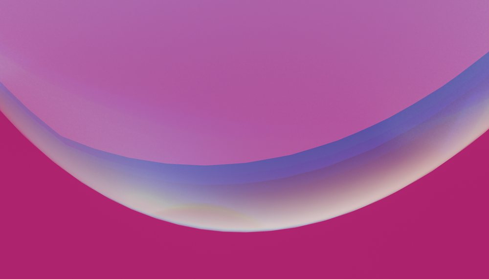 Abstract digital image with smooth gradient curves