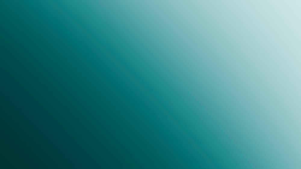 Abstract digital illustration featuring a smooth teal and blue-green gradient background.