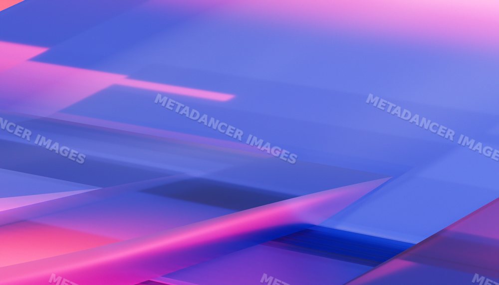 Abstract digital background with blue and pink geometric shapes