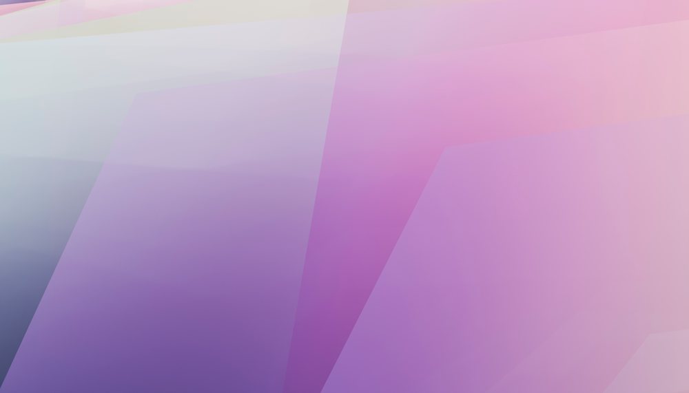 Abstract soft pink and purple gradient background with geometric shapes in a modern digital art style.