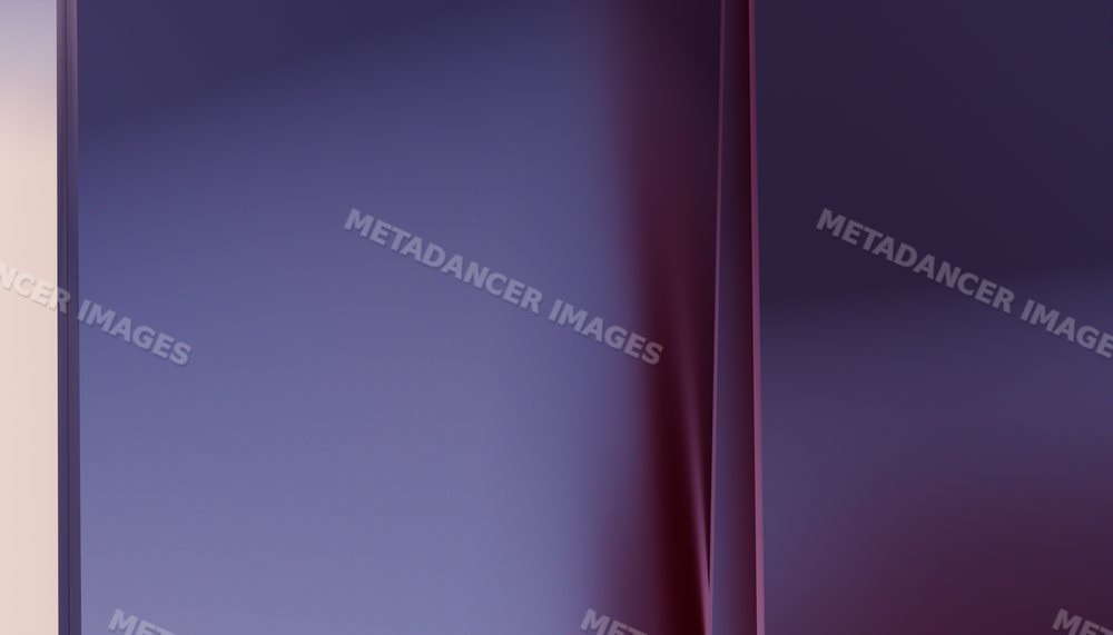 Close-up of purple curtain fabric showing folds and soft texture