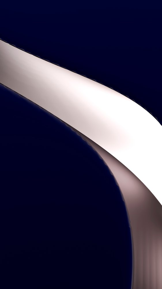 Curved shiny metal tube with smooth reflective surface against a dark background, highlighting industrial design and craftsmanship.