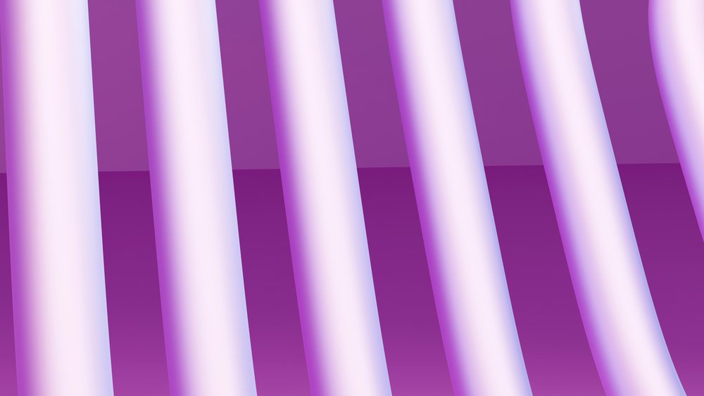 Abstract purple vertical striped pattern with smooth gradient lighting creating a modern decorative background.