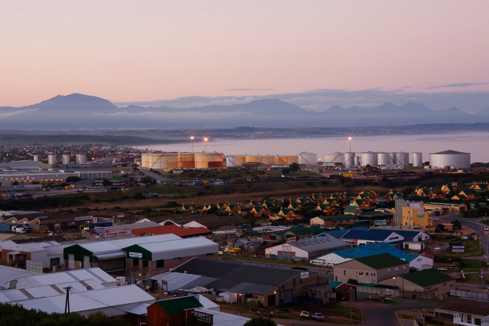 Mossel bay skyline, Dusk, Western Cape, South Africa.