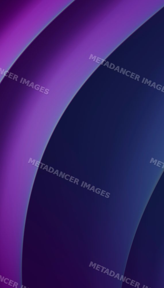 Abstract digital rendering of purple curved shapes on dark background
