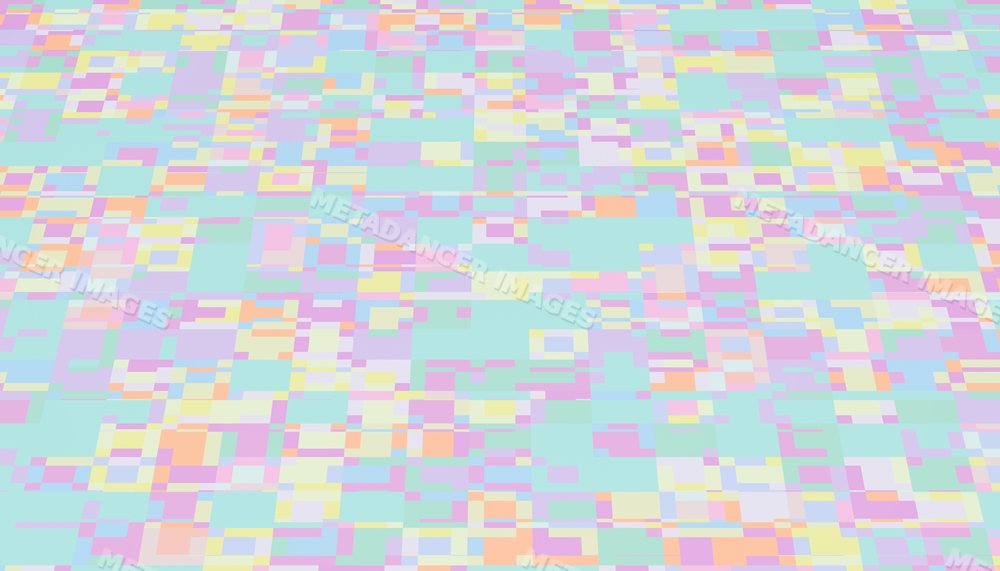 Colorful abstract digital pixelated pattern in pastel tones