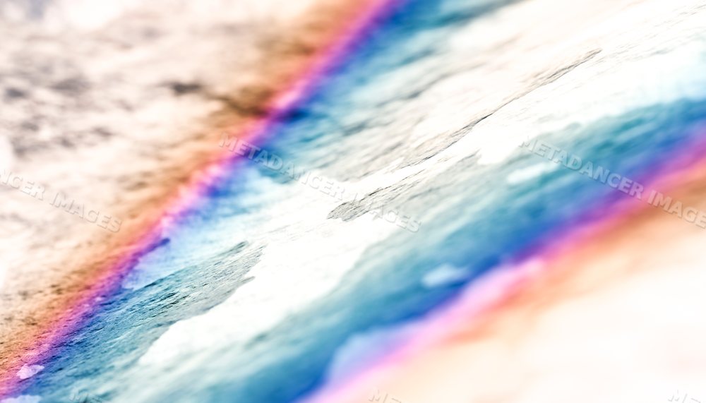 Abstract color gradient blending blue and pink tones on textured