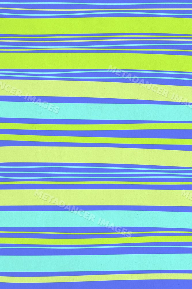 Digital illustration of horizontal abstract stripes in blue and green