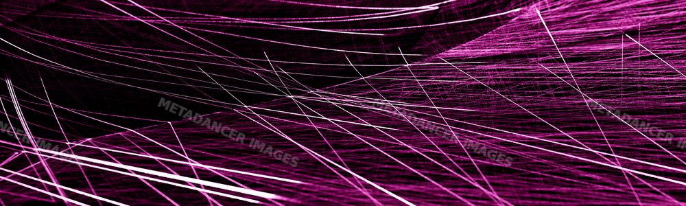 Purple abstract glowing lines create a dynamic digital network pattern