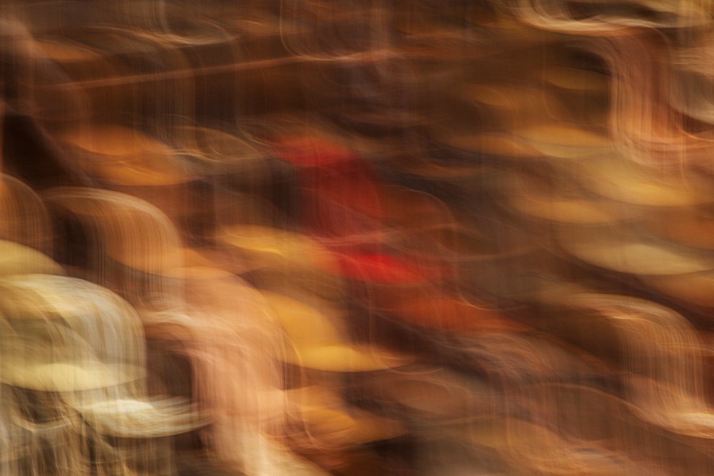 Double exposure photograph of Chouara Tannrrty street scene with Pouring Rain and motion blur, Landscape, Lifestyle, Fes, Fes-Mekners Administrative Regio, Morocco.