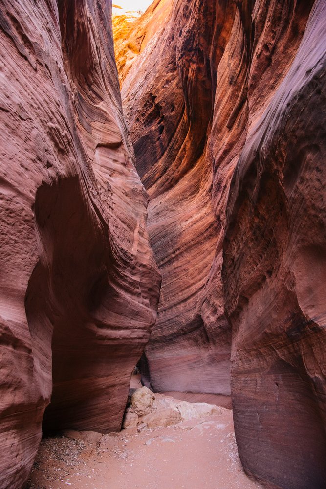 Buckskin Gulch, USA is a slot canyon, Utah.