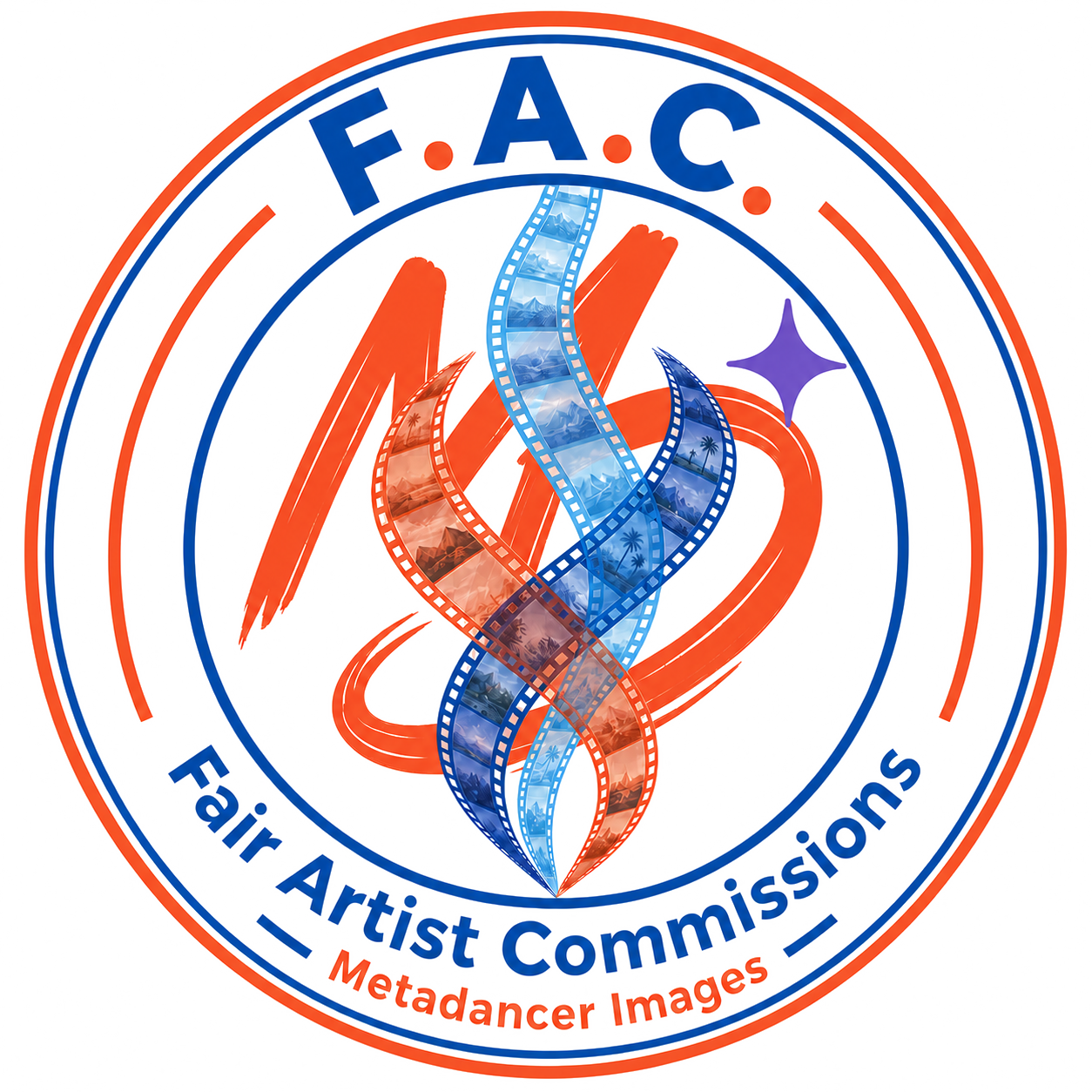 F.A.C. Fair Artist Commissions seal from Metadancer Images