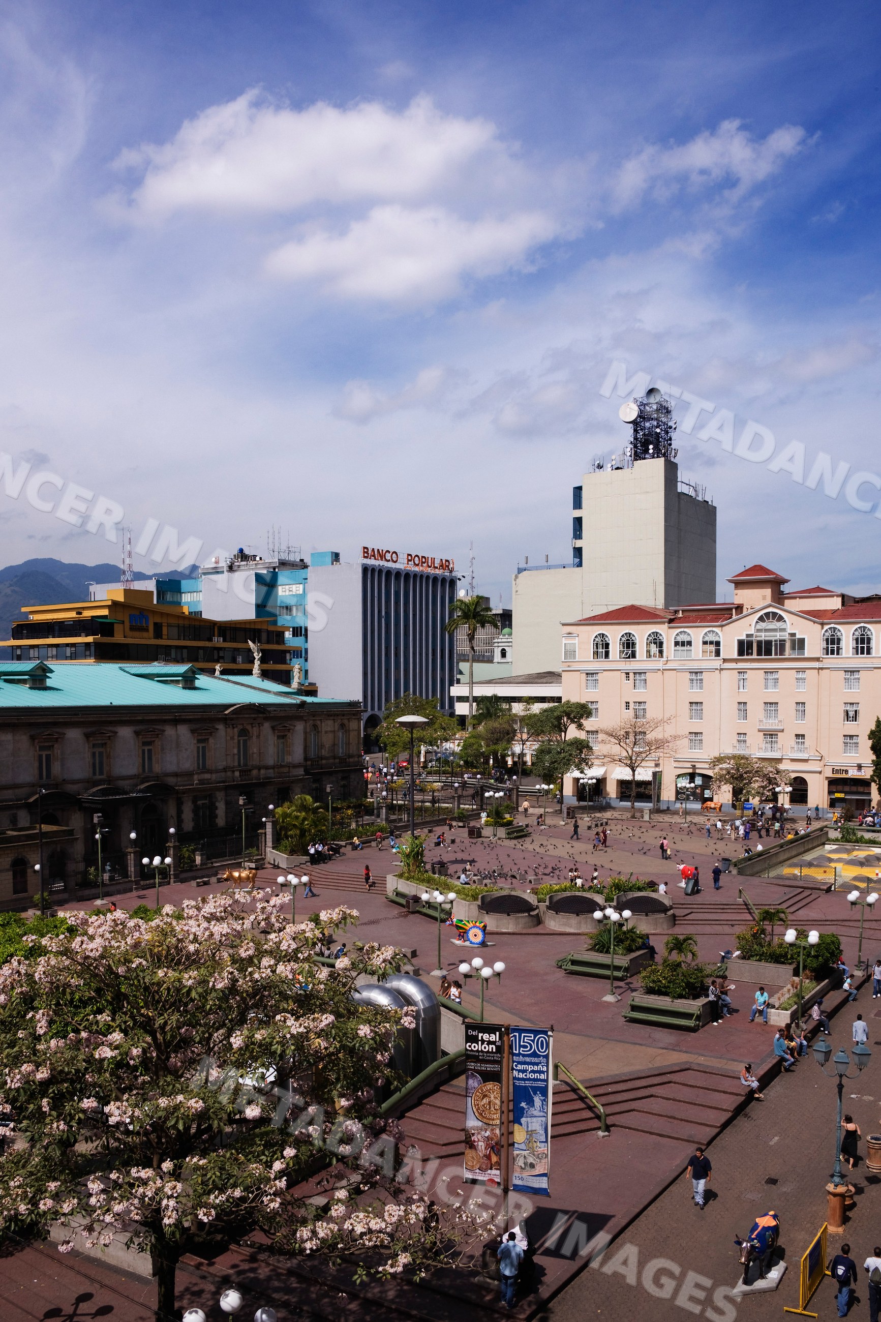 National theatre and plaza de la cultura urban plaza, costa rica