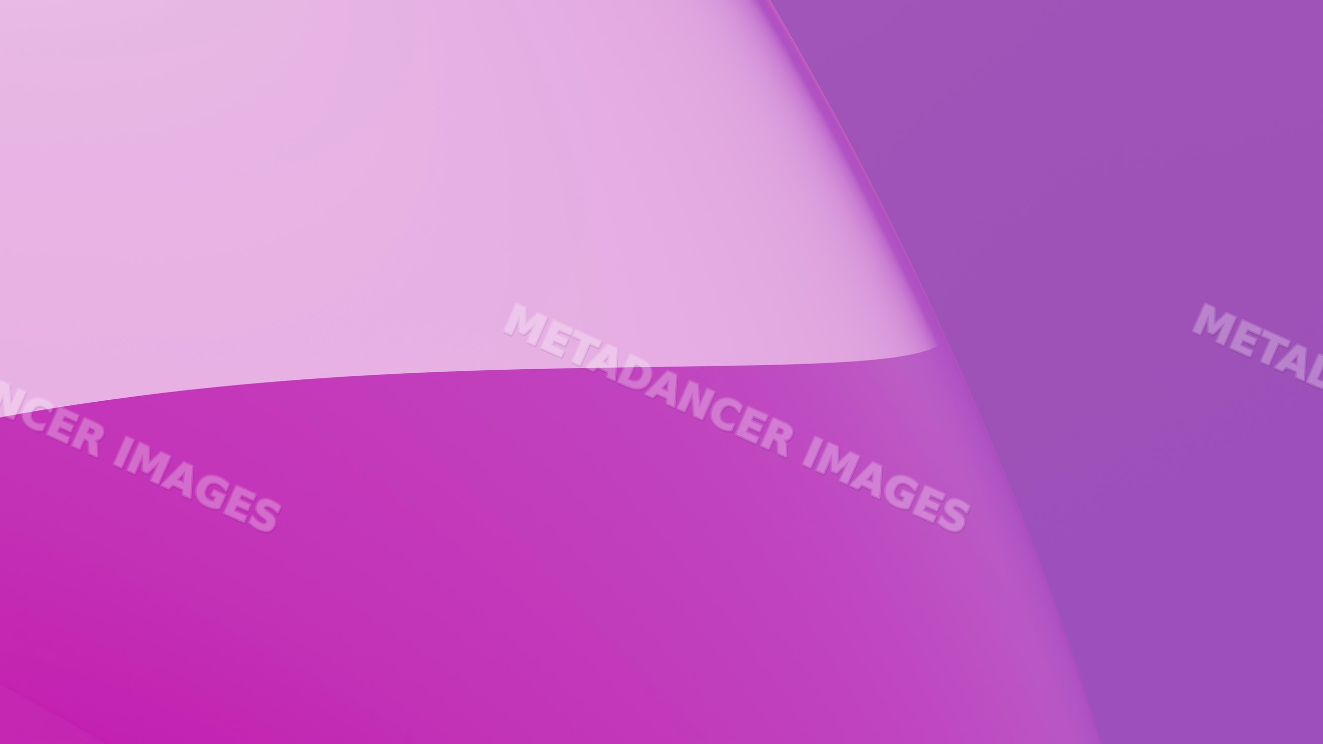 Abstract digital illustration of smooth purple and pink curved shapes