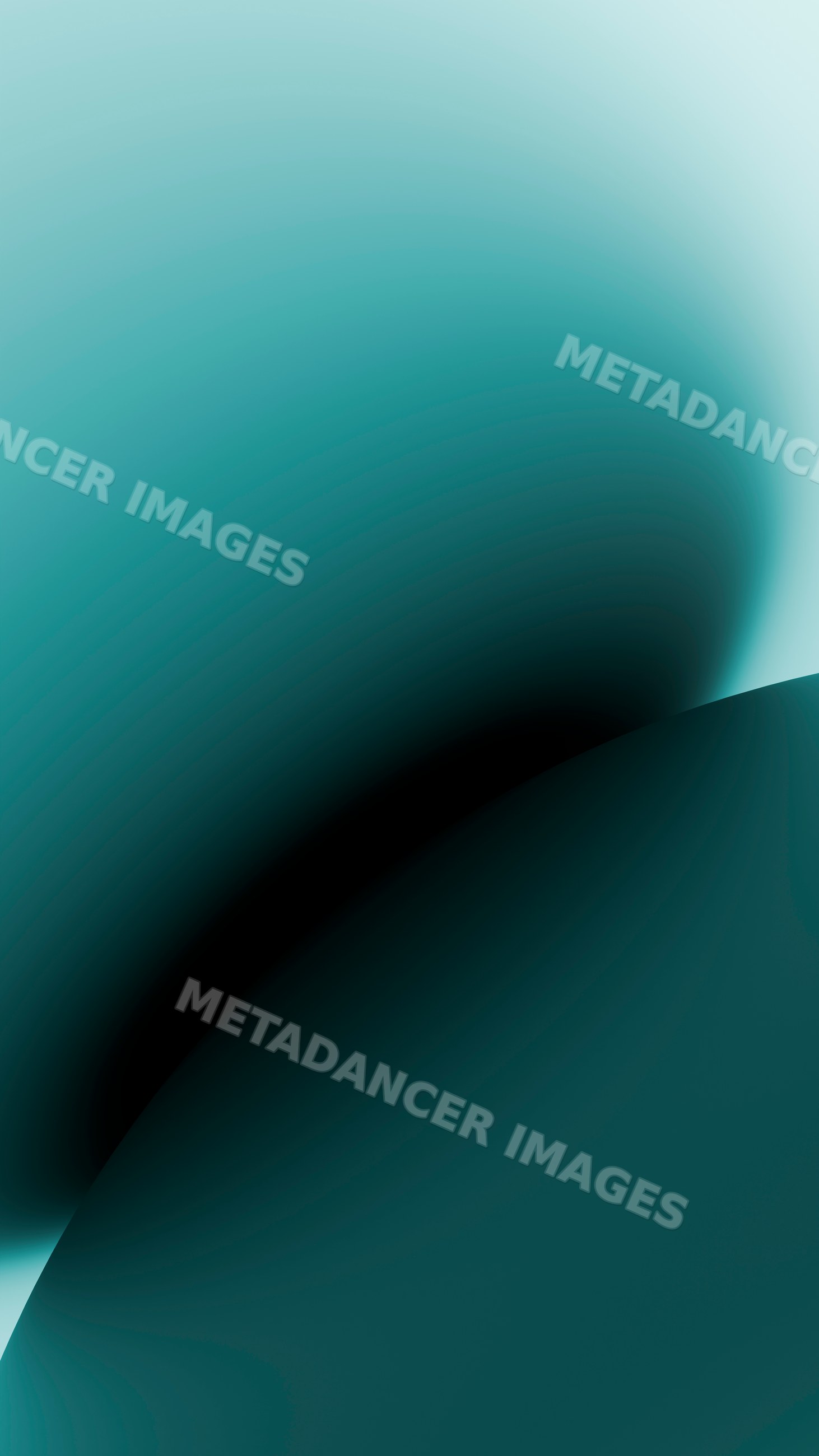Abstract curved shapes with blue teal gradient background illustration