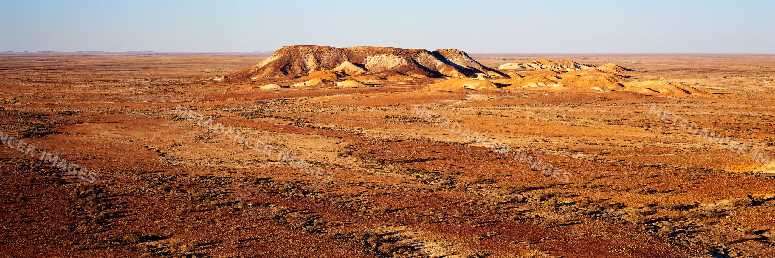The breakaways rock formation desert landscape
