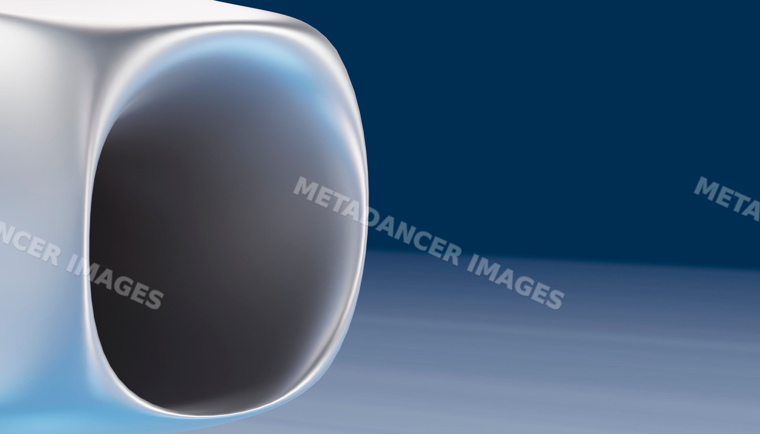 Close-up of a jet engine inlet on an airplane
