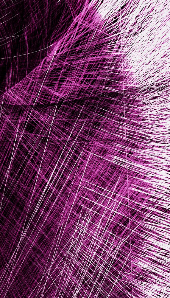 Abstract digital art with purple and white intersecting lines