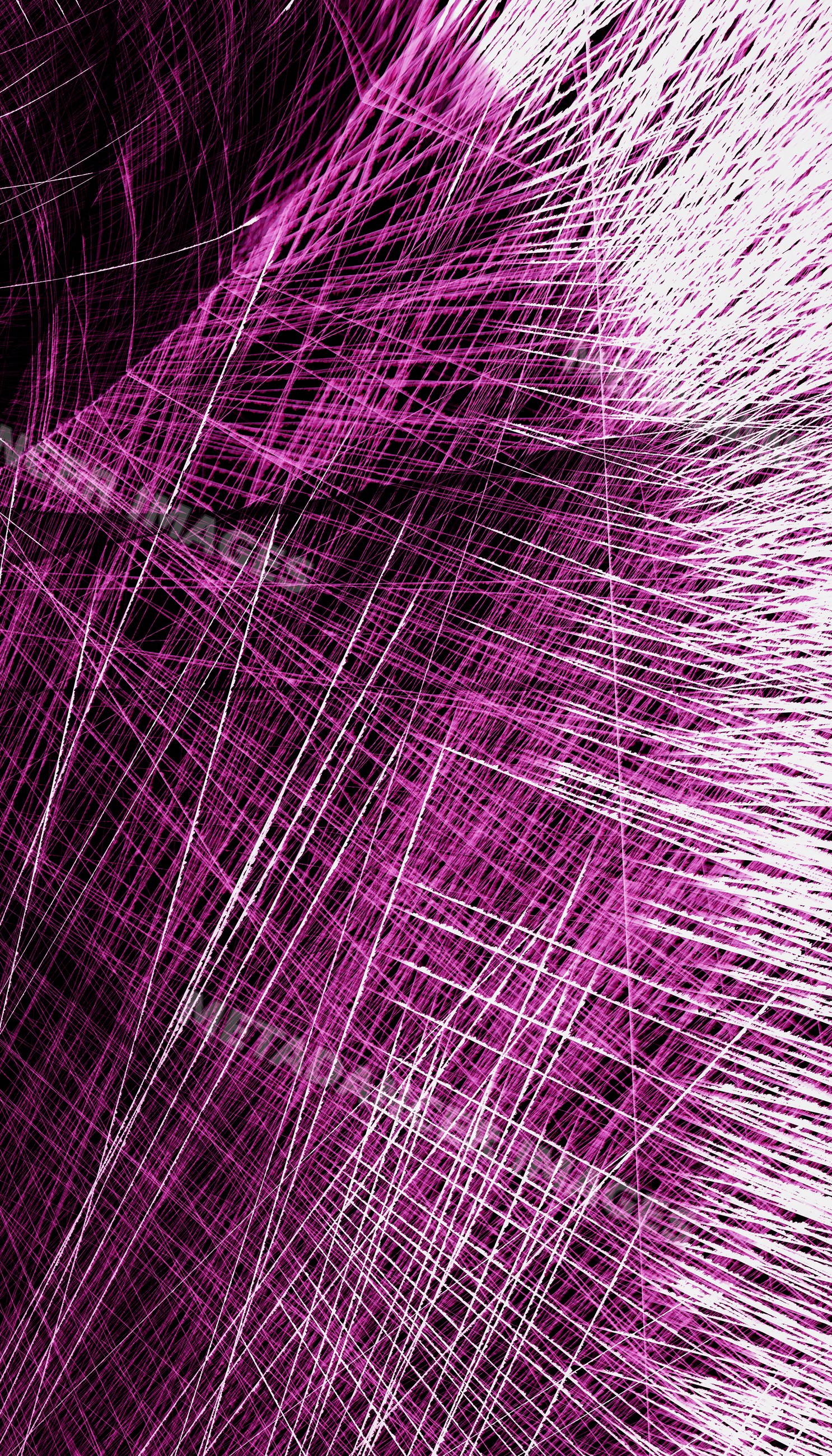 Abstract digital art with purple and white intersecting lines