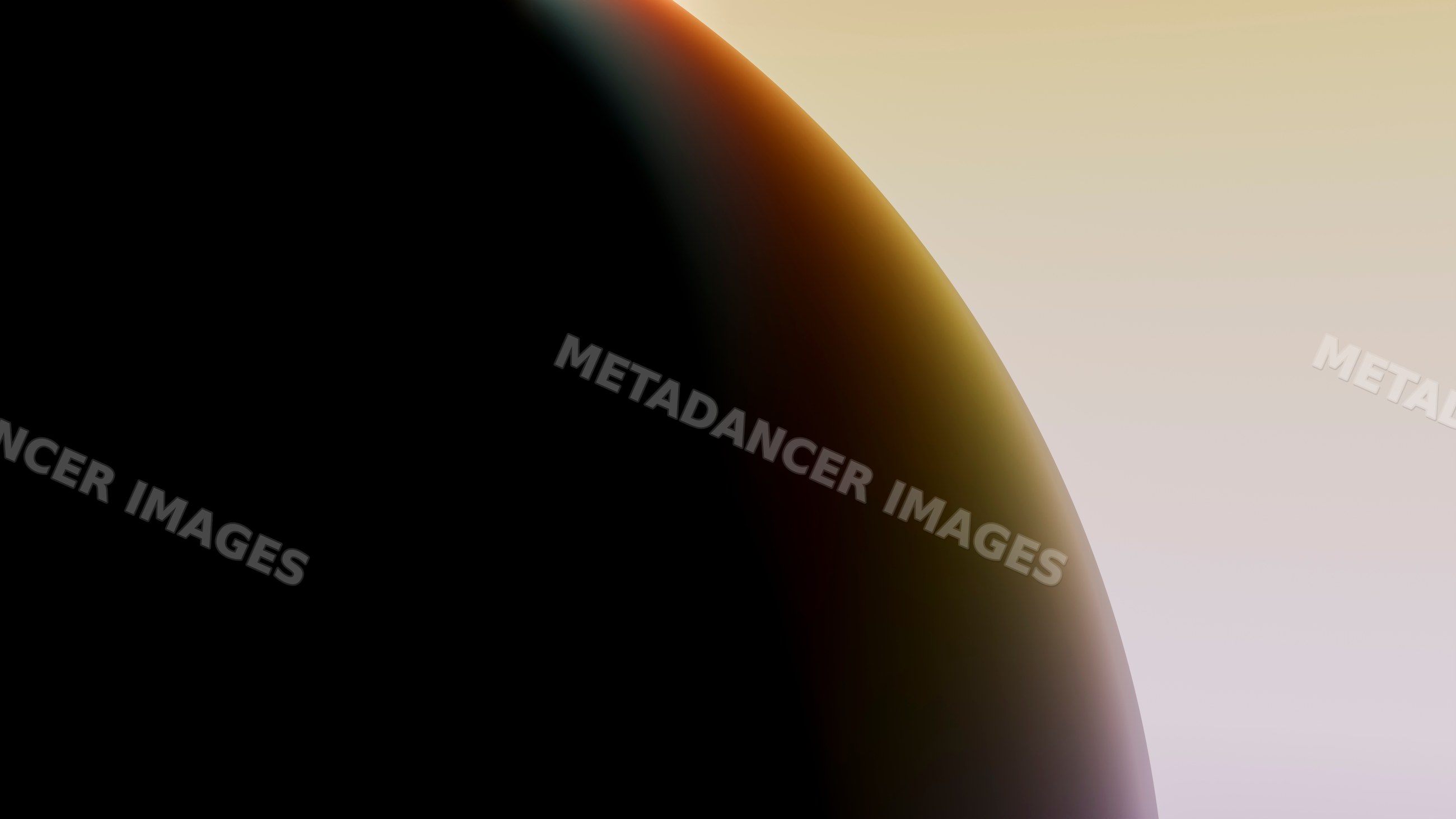 Abstract digital illustration of a smooth gradient-lit sphere