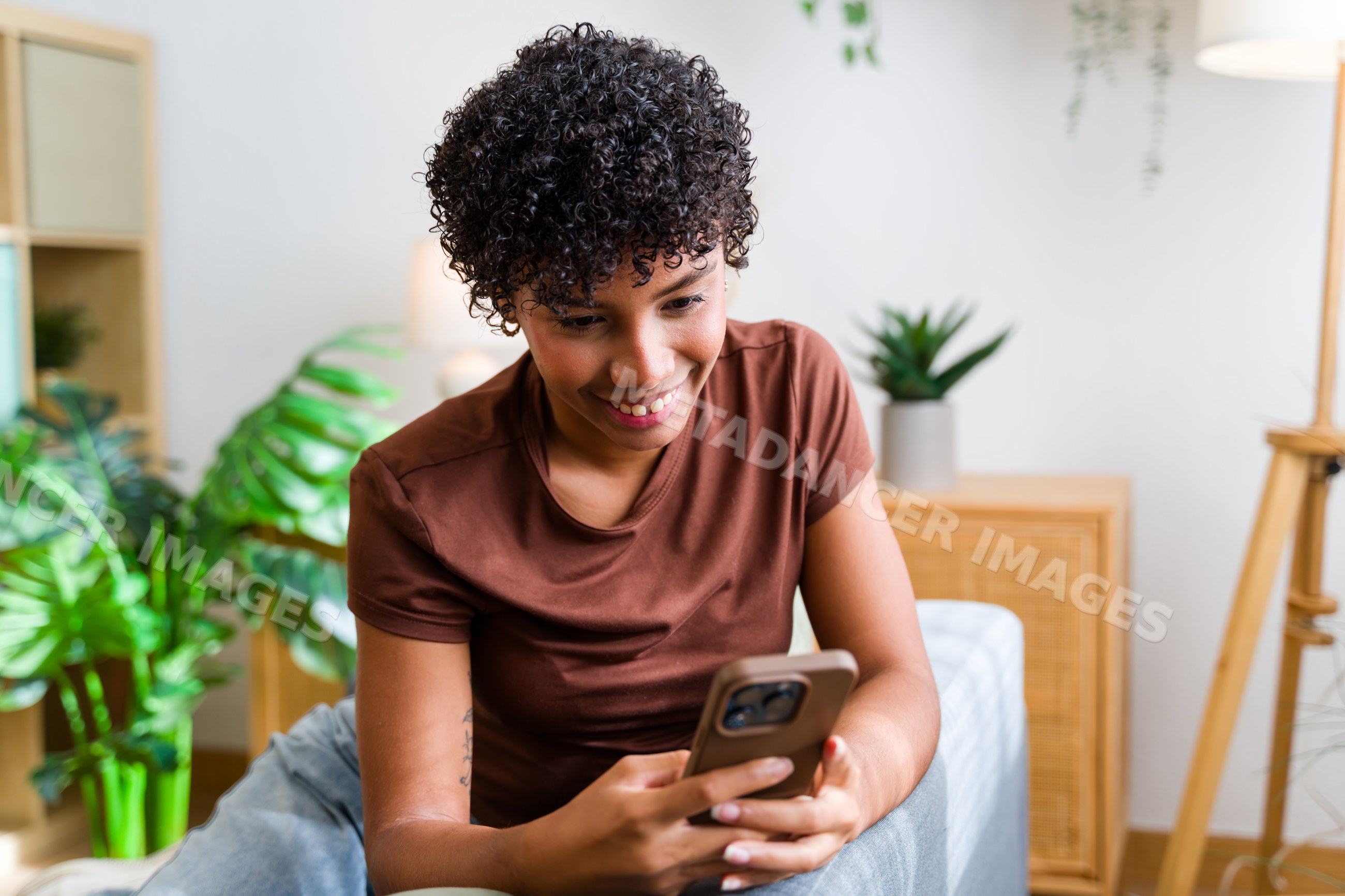 African American woman smiling