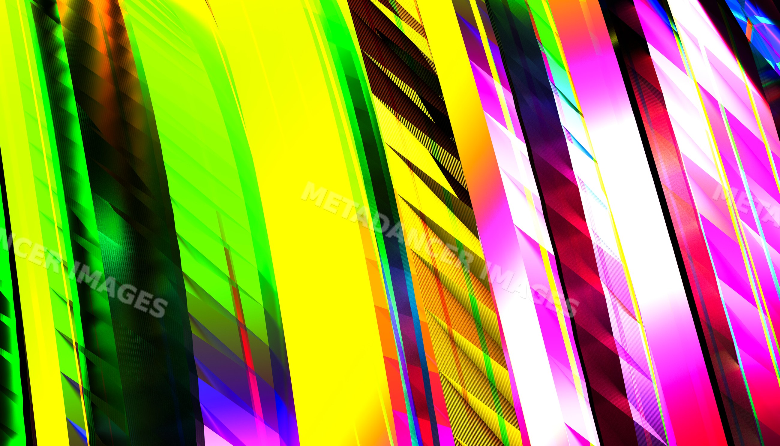 Colorful abstract digital art with vibrant geometric patterns