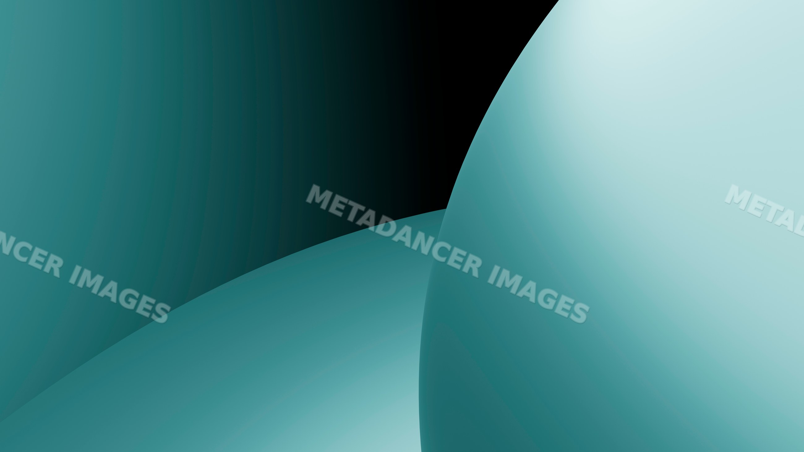 Blue spherical shapes abstract digital 3d illustration