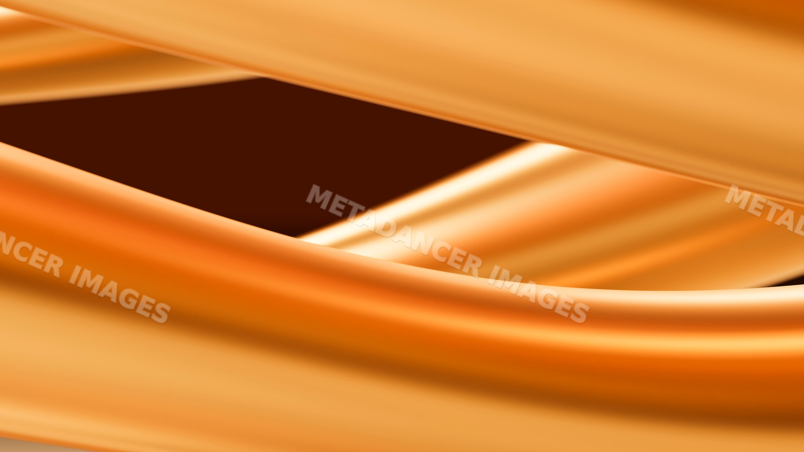 Close-up of flowing orange fabric with smooth texture and folds