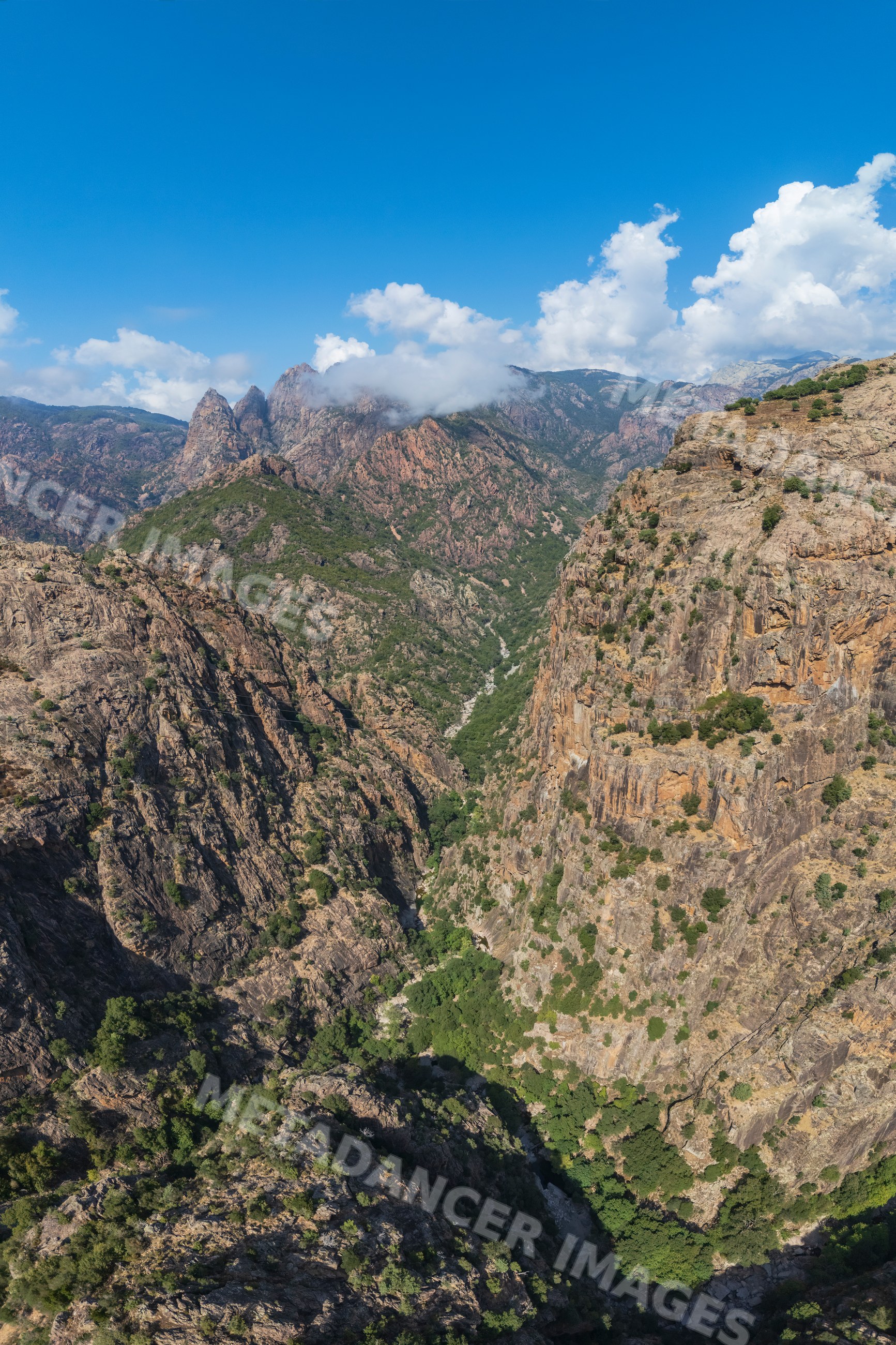 Canyon Views from Highway D84 near Evisa