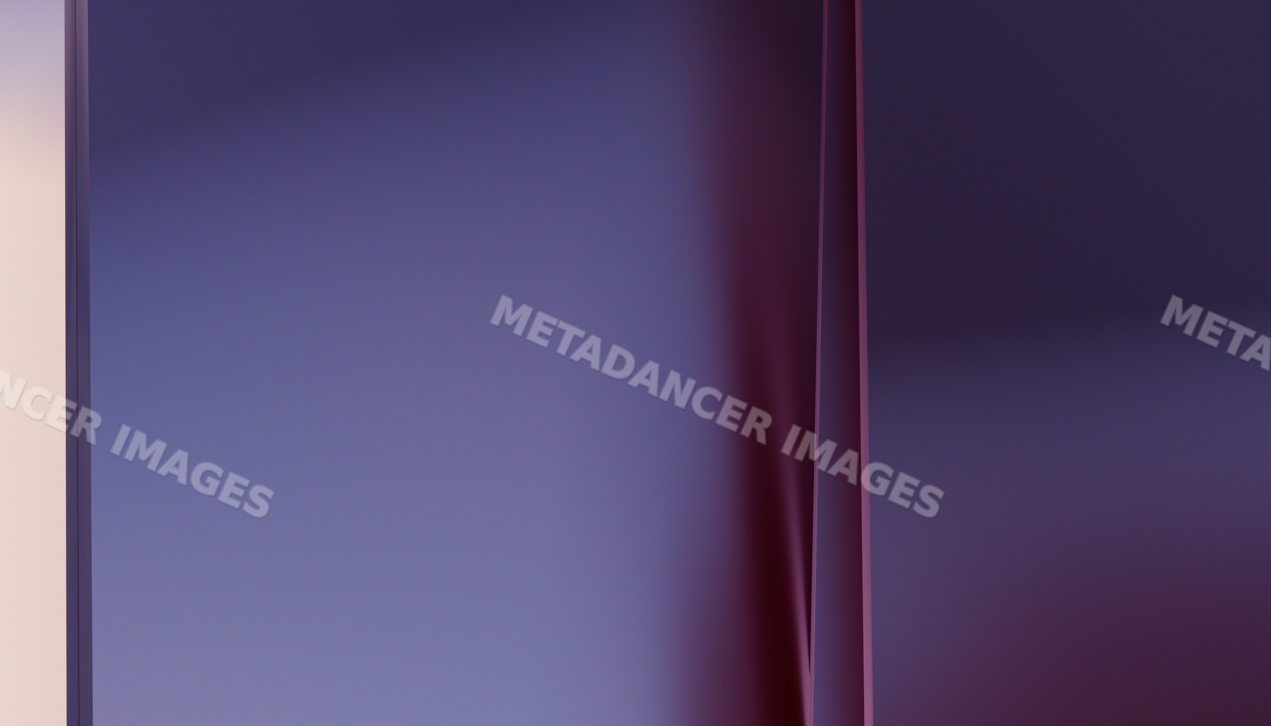 Close-up of purple curtain fabric showing folds and soft texture
