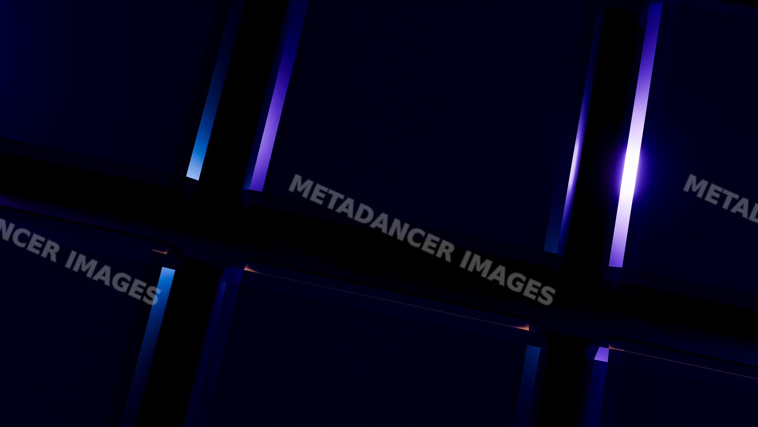 Abstract dark blue and purple geometric light pattern design