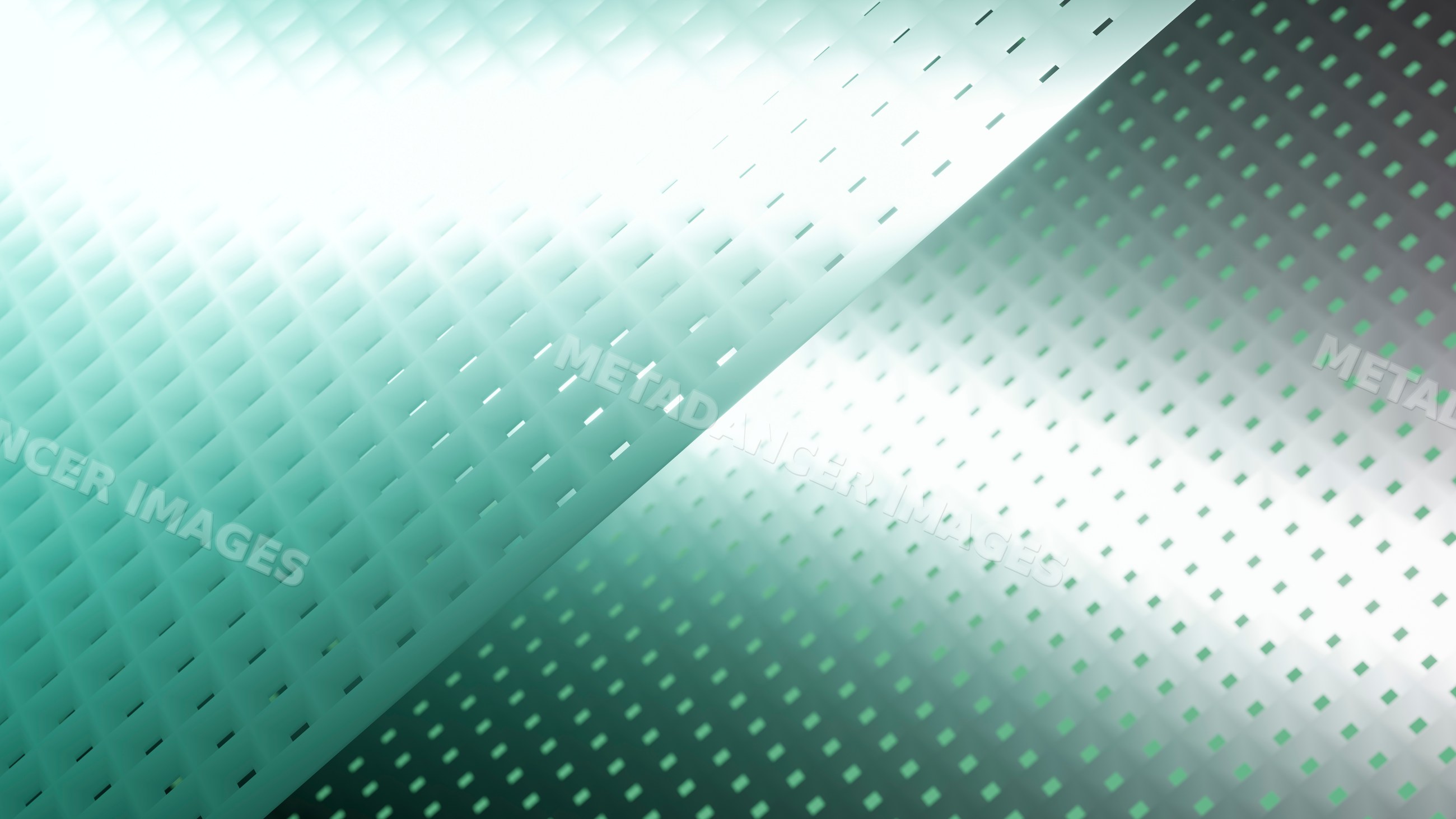 Abstract green geometric 3d surface pattern with repetitive squares
