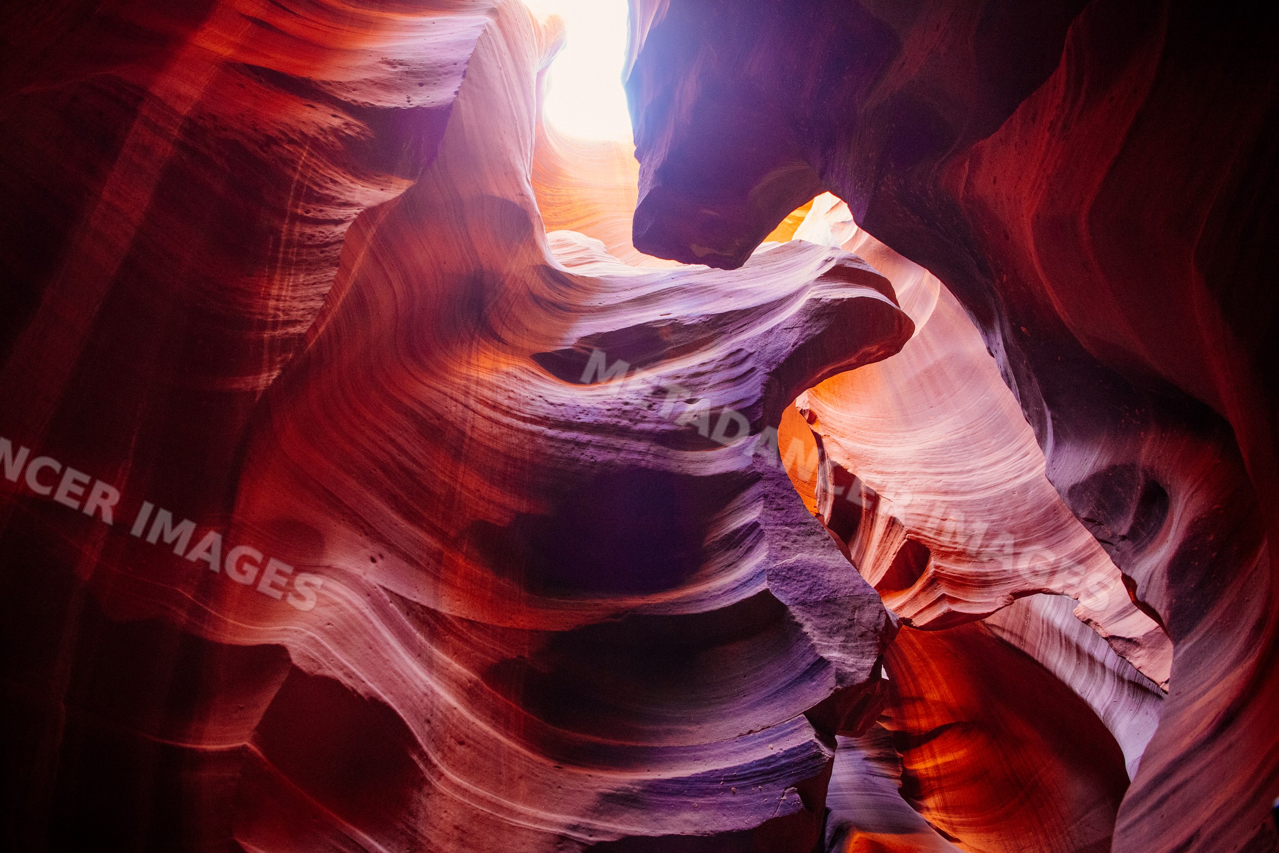 Antelope canyon slot canyon sandstone rock formations
