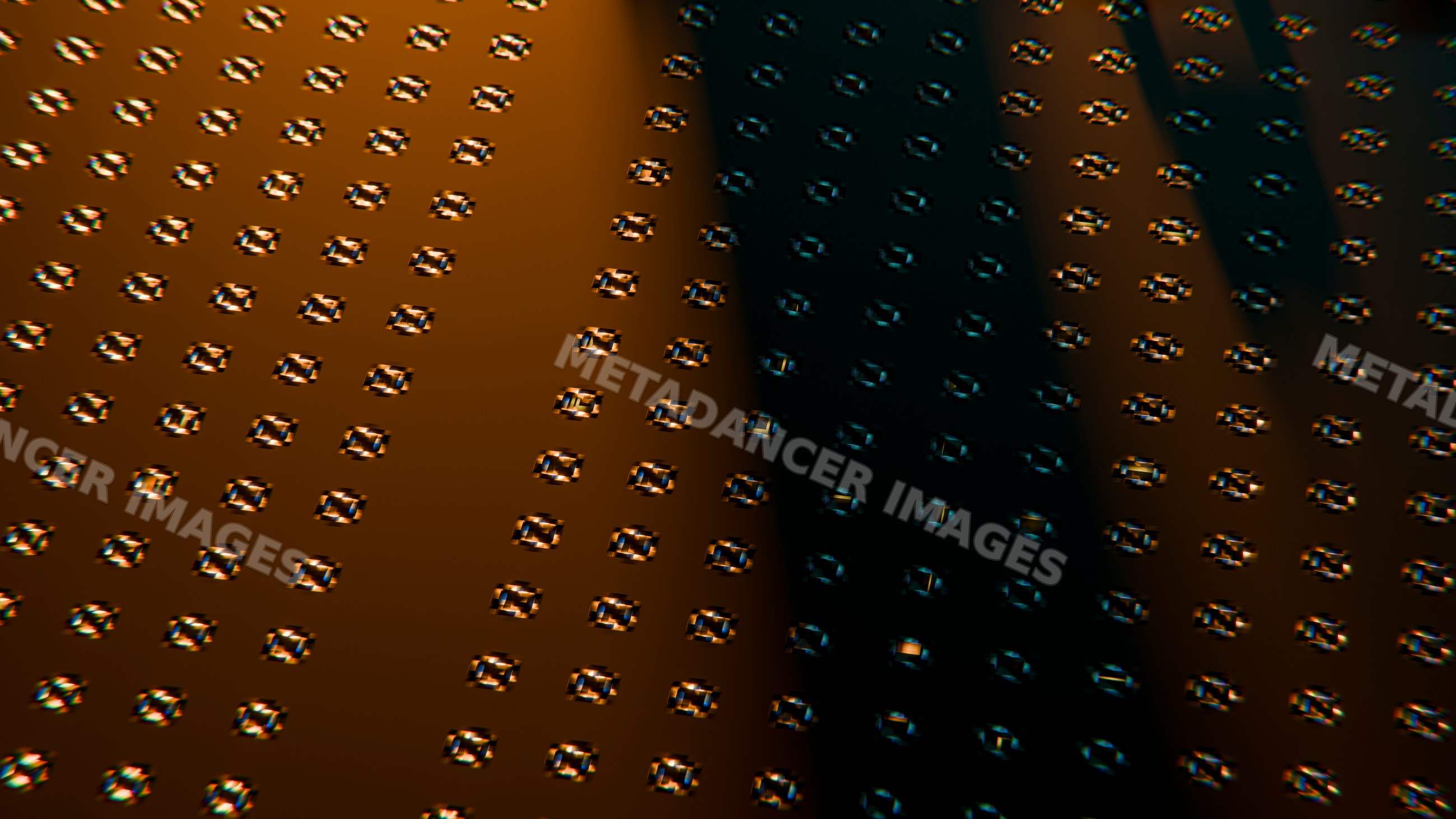 Abstract digital illustration with repeating rectangular shapes
